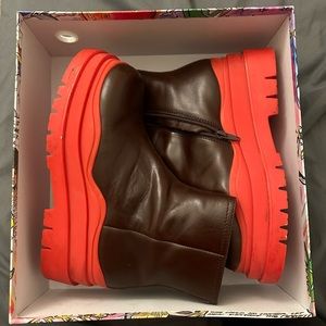 Jeffrey Campbel lug sole boots